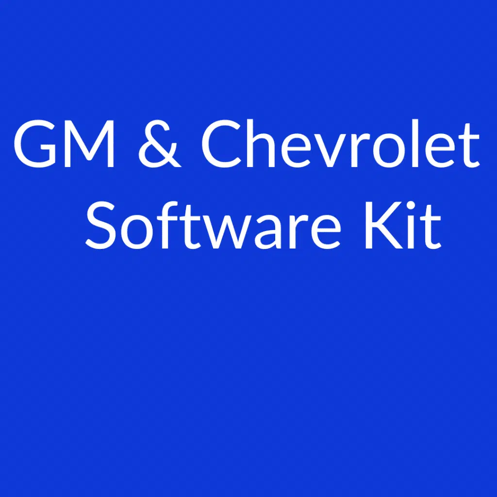 GM & Chevrolet Software Kit