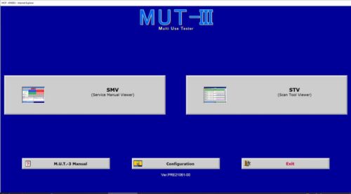 ميتسوبيشي MUT 3 [Diagnostics - 03.2022 & programming - 05.2021]