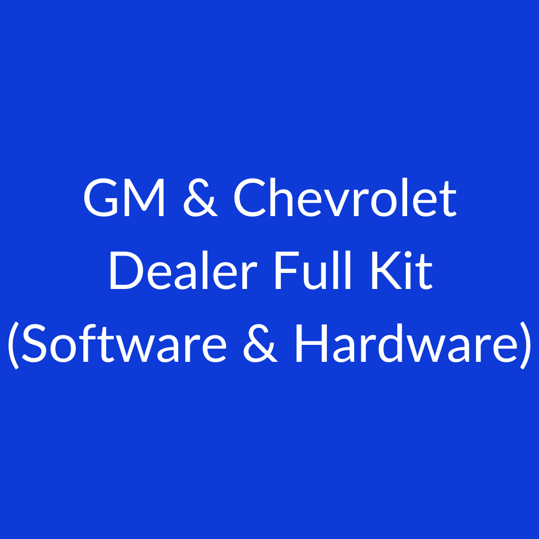 GM & Chevrolet Dealer Full Kit (Software & Hardware) TechRoute66