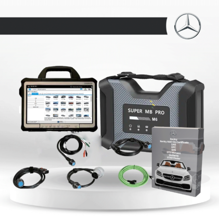 Mercedes Star Herramienta de Diagnóstico: Xentry, Xentry Add-On Certificate, DAS, DTS Monaco, EPC, WIS, Vediamo Y STAR Finder + SUPER MB PRO M6