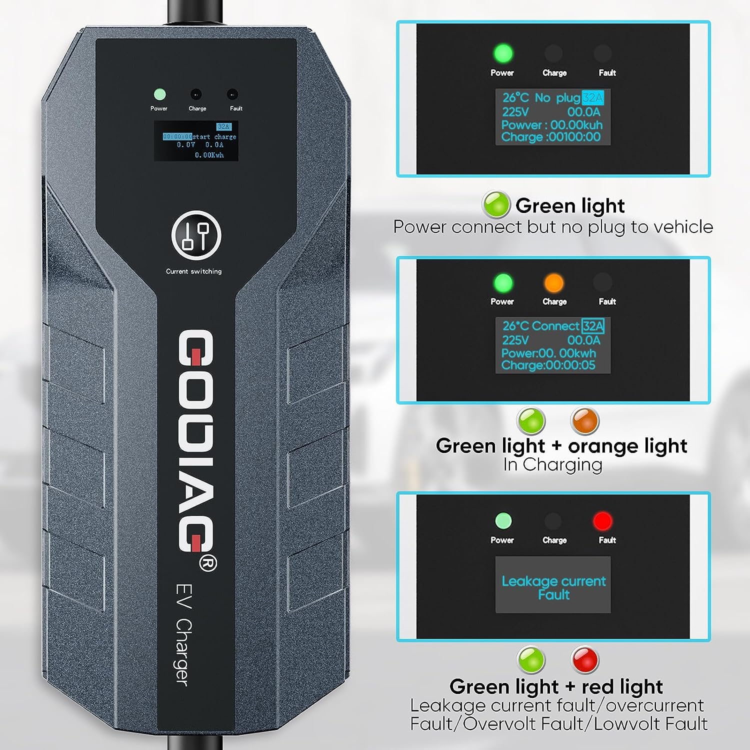 GODIAG EV Charger Level 2.