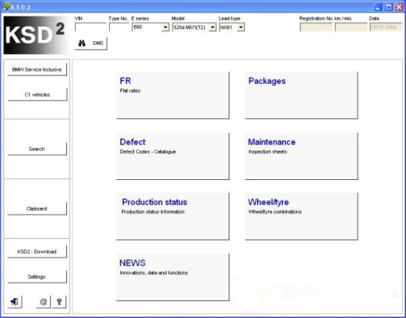 Software de diagnóstico BMW KSD 19.12.1.0 (12.2019)