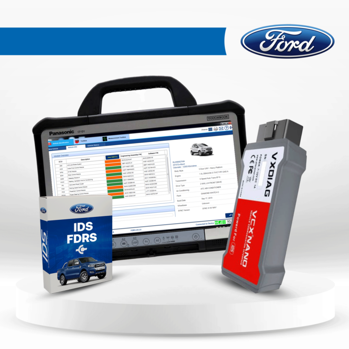 Ford Complete Kit: IDS, FDRS Software License + Nano VCX + Panasonic Toughbook