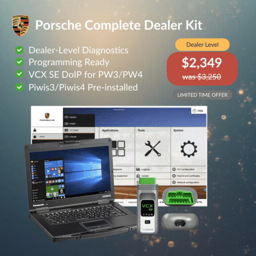 Porsche PIWIS Full Dealer Kit (CF-54 + DoIP VCI)