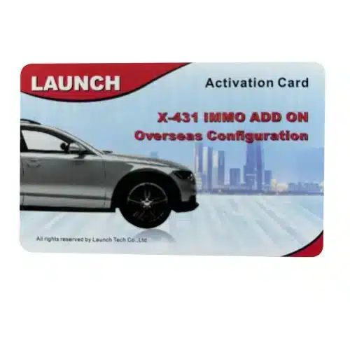 Launch X431 IMMO Software Package 2 Years Activation Card