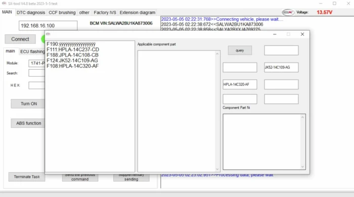 SX-Tool JLR Coding Programming JET Master