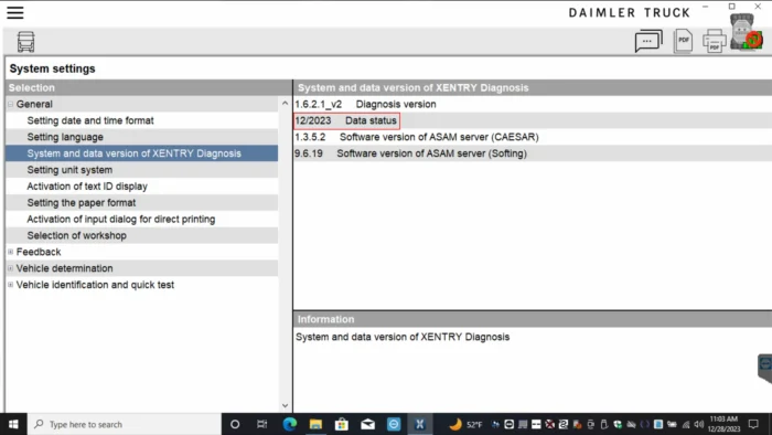 2024 XENTRY Daimler Truck Diagnostics: For Mercedes-Benz Trucks