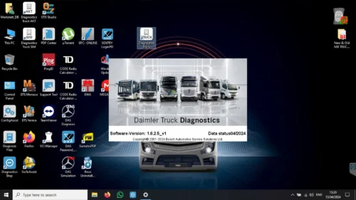 2024 XENTRY Daimler Truck Diagnostics: For Mercedes-Benz Trucks