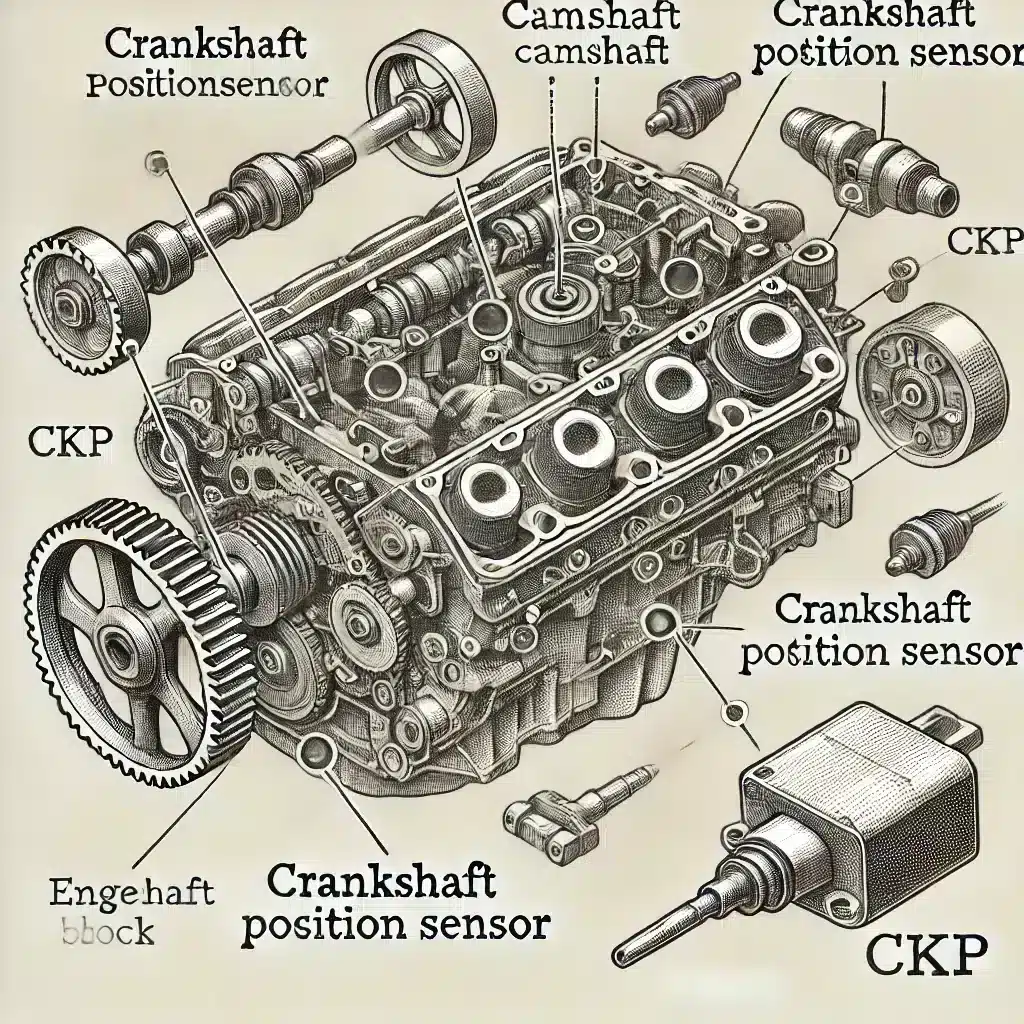 C-horse 4686236 Engine Crankshaft Position Sensor (CKP) For Chrysler Dodge Plymouth