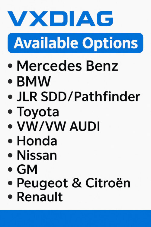 VXDIAG VCX SE Brand License Activation