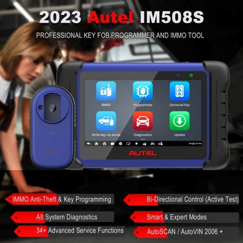 Autel MaxiIM IM508S IMMO and Key Programming Tool Plus GBOX3 & XP200 with 40+ Services Functions (No IP Restriction)