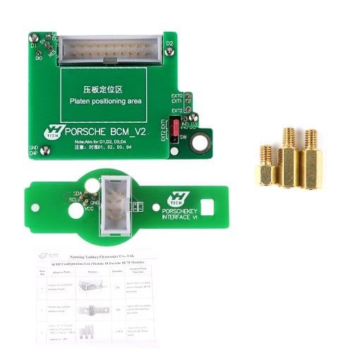 [Porsche Package] Yanhua Mini ACDP 2 Key Programmer Master Basic Plus Module 10 for Porsche 2010-2018 BCM Add Key, All Keys Lost and Renew Key