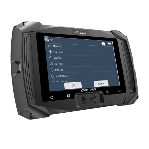 2025 Lonsdor K518 Pro Universal Key Programmer, Built-in GM CAN FD and Toyota Emulator, Full Package with Free Toyota JLR Nissan Volvo License