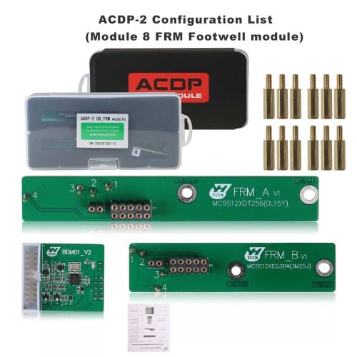 [BMW Full Package] Yanhua Mini ACDP 2 Programming Master with Module 1, 2, 3, 4, 7, 8, 11 with License for BMW Key Programming Cluster Corretion