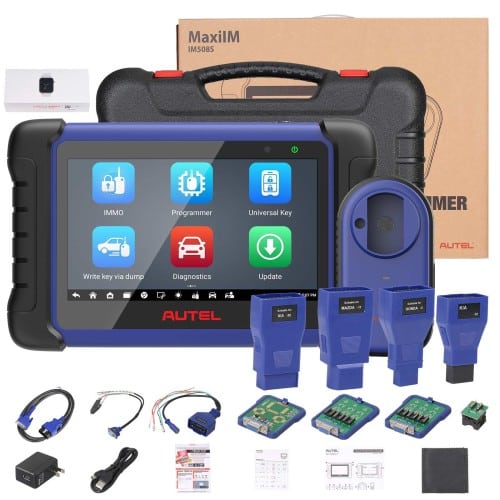 Autel MaxiIM IM508S IMMO and Key Programming Tool Plus GBOX3 & XP200 with 40+ Services Functions (No IP Restriction)