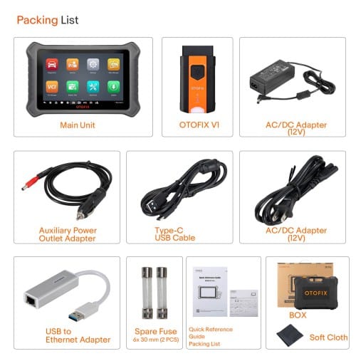 OTOFIX D1 PRO Bi-Directional Diagnostic Tool Supports CAN FD ECU Coding, 40+ Services FCA AutoAuth, Guided Function, Auto Scan 2.0