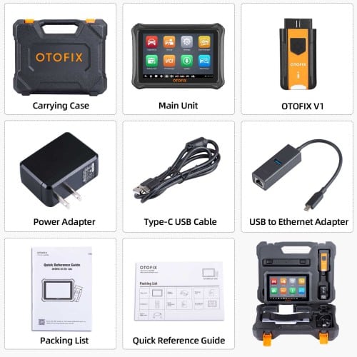 OTOFIX D1 Lite Car Diagnostic Scan Tool Supports All System Diagnosis 38+ Reset Services, FCA AutoAuth, Active Test, CANFD DOIP, Auto VIN