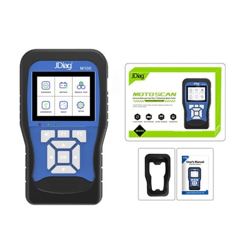JDiag M100 Hand-held Motorcycle Diagnostic Scan Tool Multi-Language