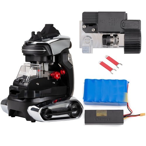 2025 [Value Bundle] 2M2 TANK 2 PRO TANK II PRO CNC Key Cutting Machine with Built-in Battery and FO21 Clamp