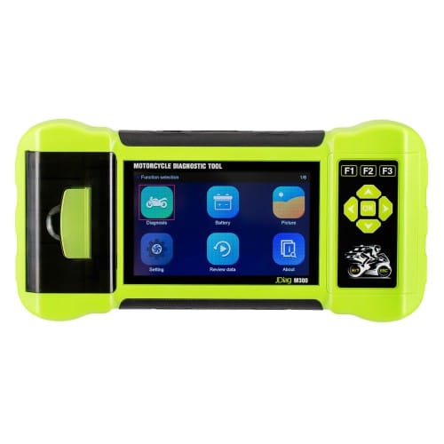 JDiag M300 Hand-held Motorcycle Diagnostic Scanner Multi-Language Supports Harley, BMW, Ducati etc Allows Print Results Update Online