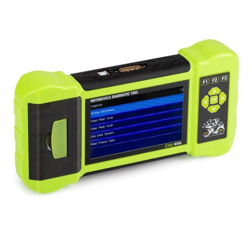 JDiag M300 Hand-held Motorcycle Diagnostic Scanner Multi-Language Supports Harley, BMW, Ducati etc Allows Print Results Update Online