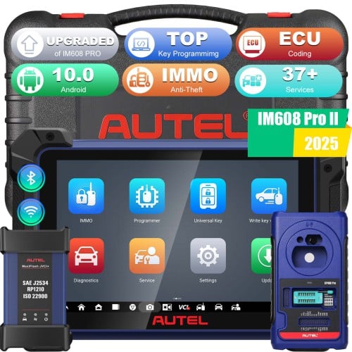 Autel MaxiIM IM608 PRO II (IM608Pro II) Plus IMKPA Accessories with Free G-Box3 and APB112 Supports All Key Lost