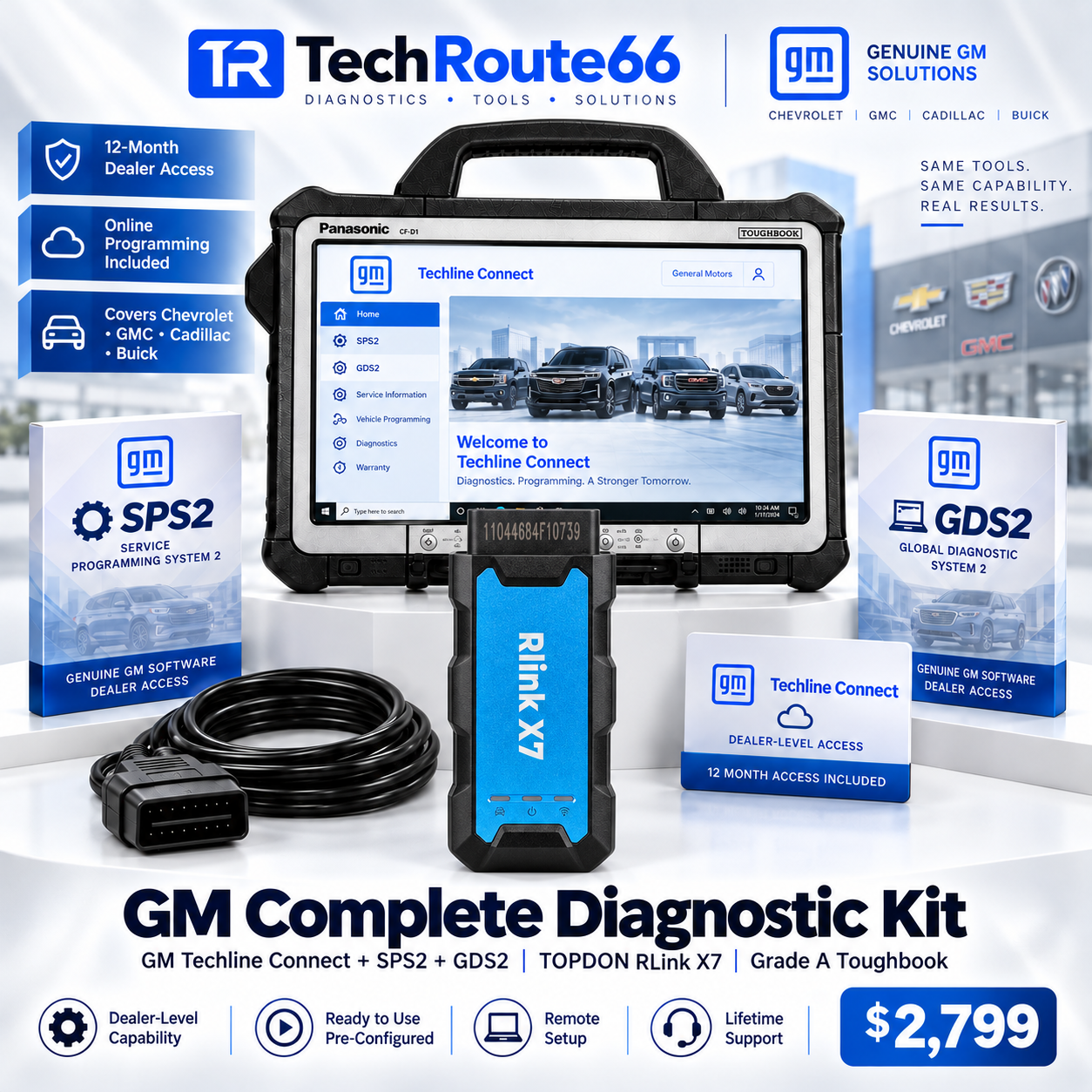 GM & Chevrolet Dealer Full Kit (Software & Hardware)